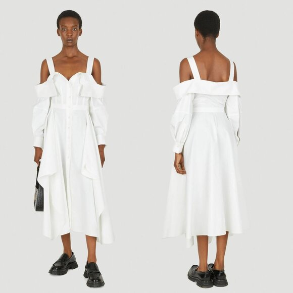 Alexander McQueen A-Line Dress - Women's M